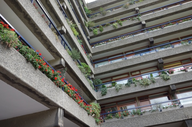 London - Barbican balconies