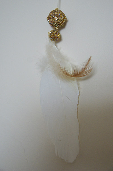 Dreamcatcher detail feathers